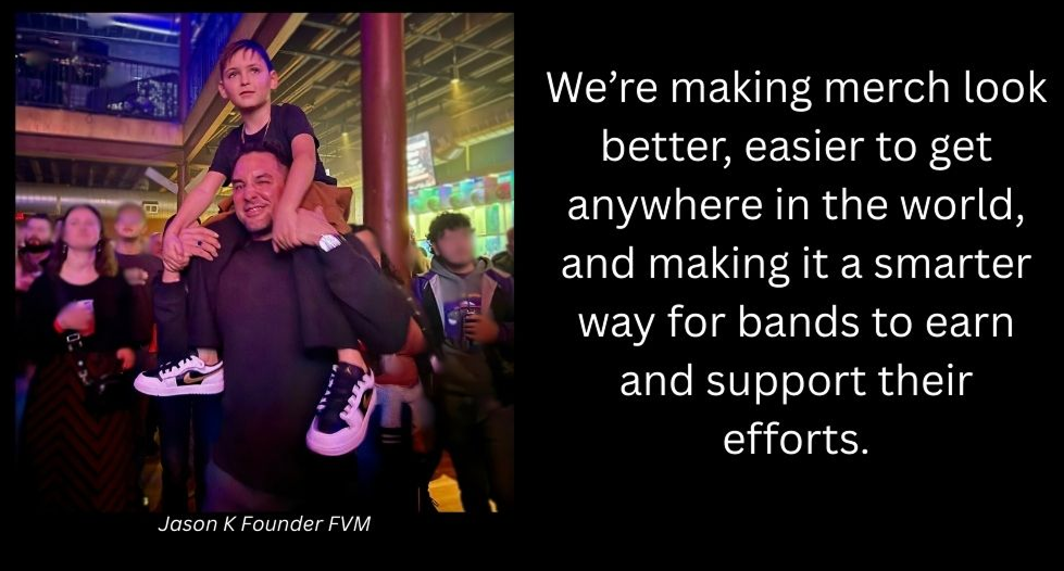 We’re making merch look better, easier to get anywhere in the world, and making it a smarter way for bands to earn and support their efforts.